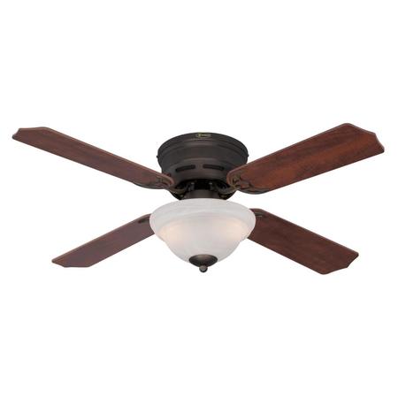 Westinghouse Hadley 42" 4-Blade Bronze Indoor Ceiling Fan w/Dimmable LED Light 7230500